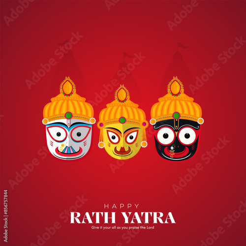 Jagannath Rath Yatra Social Media Poster, Banner, Web Banner , Print Design