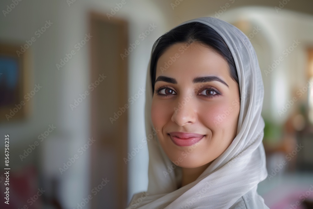 Woman In Hijab With Warm Smile Woman In Hijab With Warm Smile