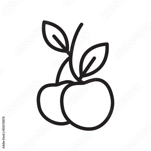 cheery icon design vector template