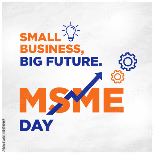 MSME Day. Micro, Small and Medium Sized Enterprises Day - June 27th. Social Media Post Template Vector Design. Economy, Business, Money, Finance