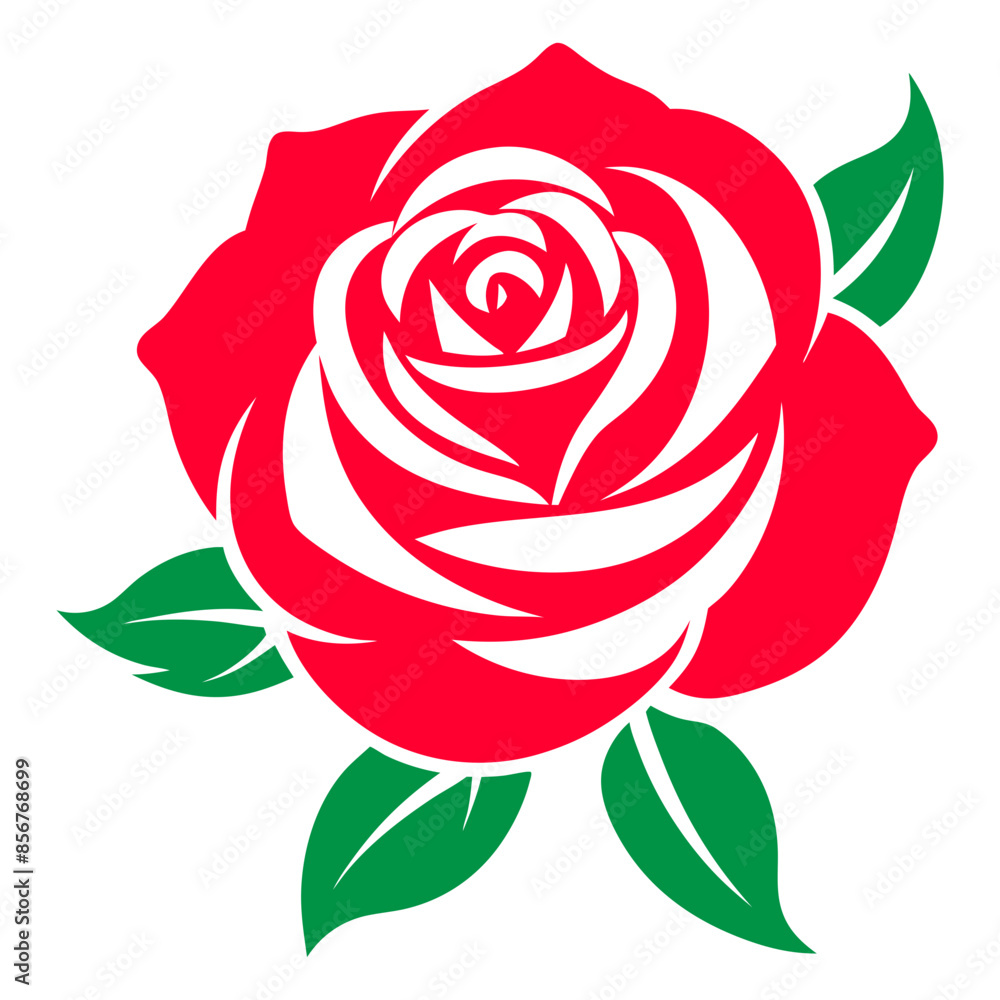 Red rose with green leaves SVG file transparent background Red rose with green leaves SVG file transparent background