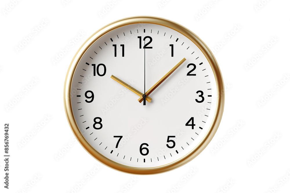 A Golden Hour Clock Reflecting on Times Passage on a Clear PNG or White Background. A Golden Hour Clock Reflecting on Times Passage on a Clear PNG or White Background.