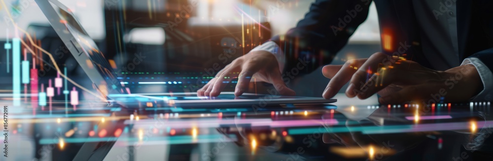 Businessmen are trading in the stock market Businessmen are trading in the stock market
