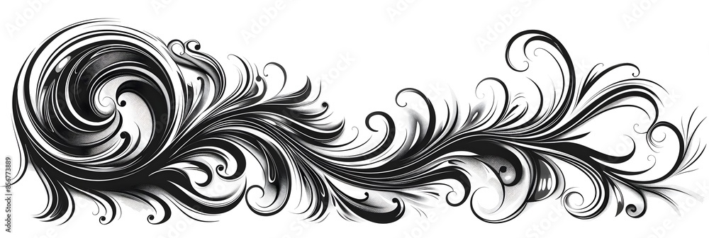 Elegant Swirly Cursive Lettering Art Doodle on White Background Elegant Swirly Cursive Lettering Art Doodle on White Background