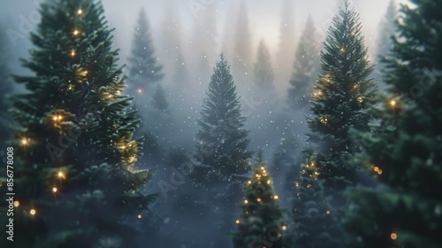 Enchanted Christmas Forest