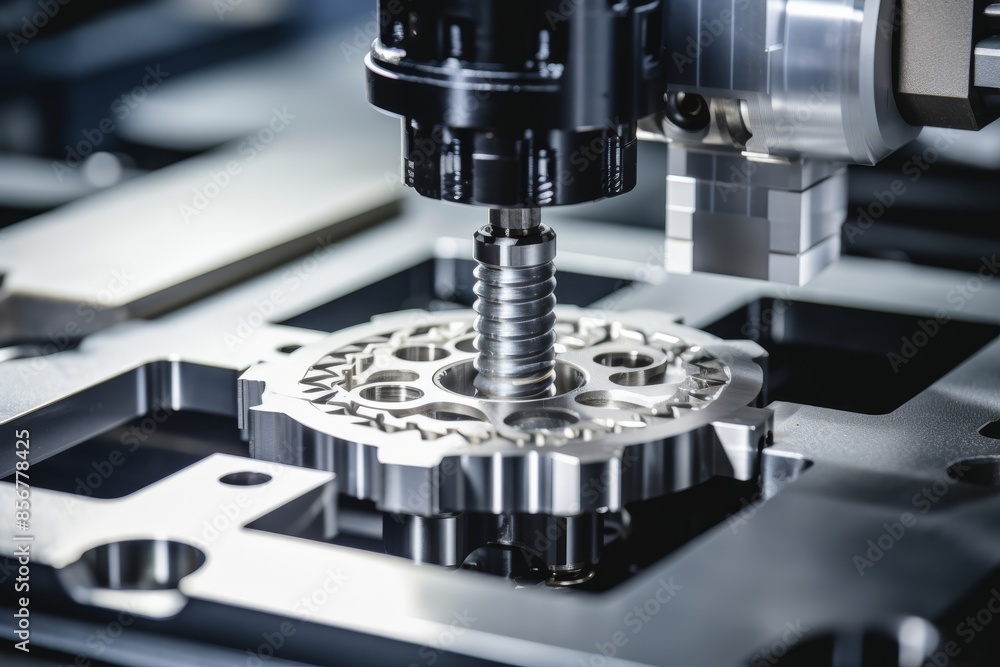 Modern engineering precision cnc machining intricate drone body highlights advanced technology Modern engineering precision cnc machining intricate drone body highlights advanced technology