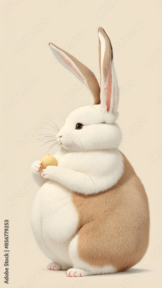 Obraz premium white rabbit