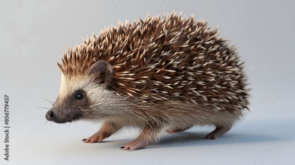 2. Design an isolated image of a hedgehog in its entirety, highlighting its round body and prickly spines. Ensure the background is transparent for seamless integration into various visual projects 2. Design an isolated image of a hedgehog in its entirety, highlighting its round body and prickly spines. Ensure the background is transparent for seamless integration into various visual projects