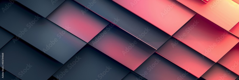 Abstract Geometric Design in Pink and Blue Abstract Geometric Design in Pink and Blue