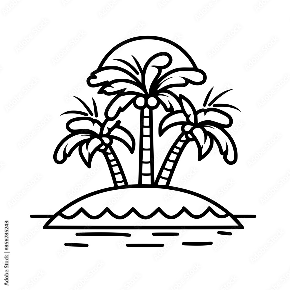 Obraz premium Beach Icon