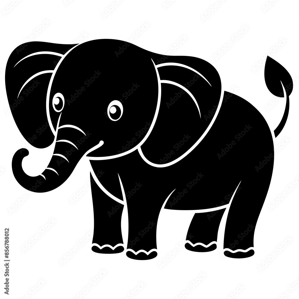 Obraz premium Cute Cow Doodle Line Art vector