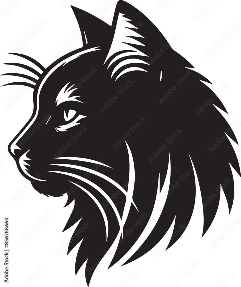 A cat vector art illustration A cat vector art illustration