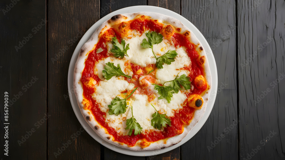 Delicious pizza with lots of cheese Delicious pizza with lots of cheese