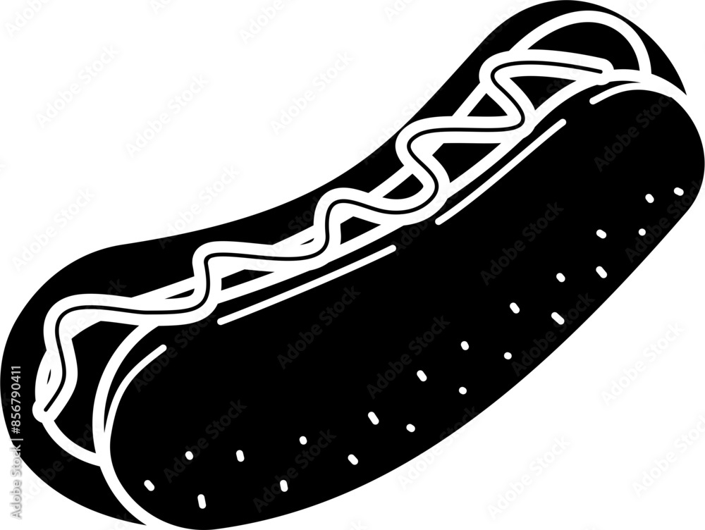 Hotdog Illustration Vector Hotdog Illustration Vector