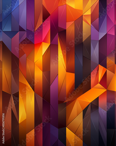 3d Triangles, abstract  background. Design wallpaper.llustration