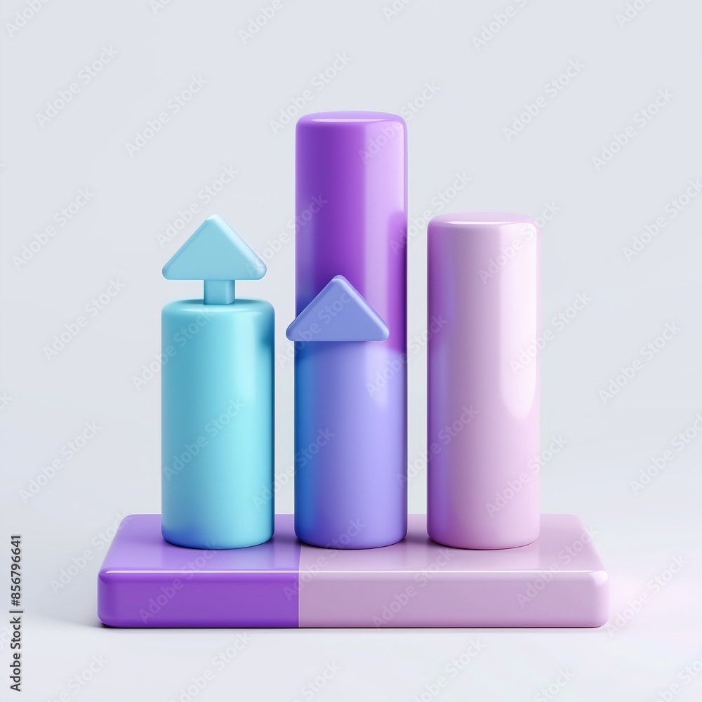 Illustration of geomatric figure in the style of 3d icon. Generative ai. Illustration of geomatric figure in the style of 3d icon. Generative ai.