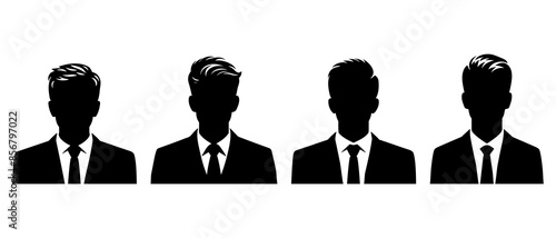 Businessman Silhouette, A vector illustration of a silhouette businessman in a modern and sleek style.