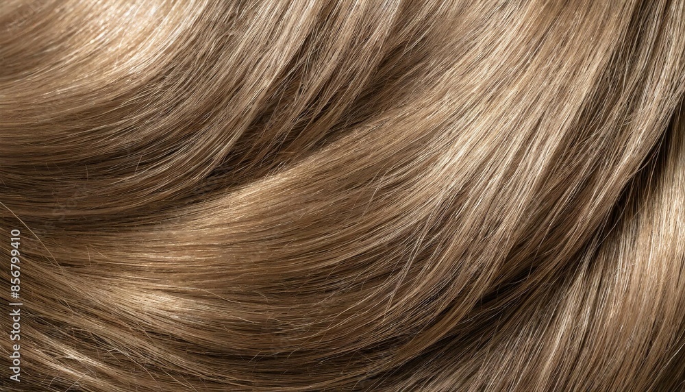 Fototapeta premium brown reflective hair texture 