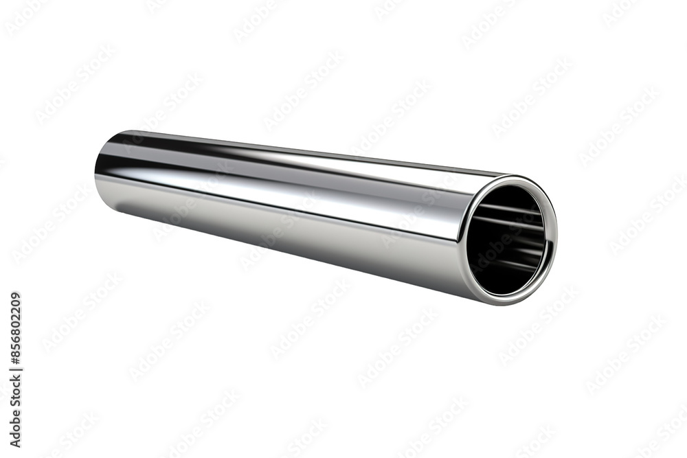 A Gleaming Silver Exhaust Tip, Ready To Roar on a Clear PNG or White Background. A Gleaming Silver Exhaust Tip, Ready To Roar on a Clear PNG or White Background.