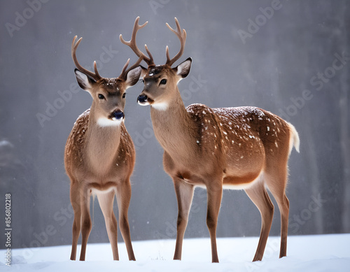 deer with antlers, deer in the woods, deer in the forest