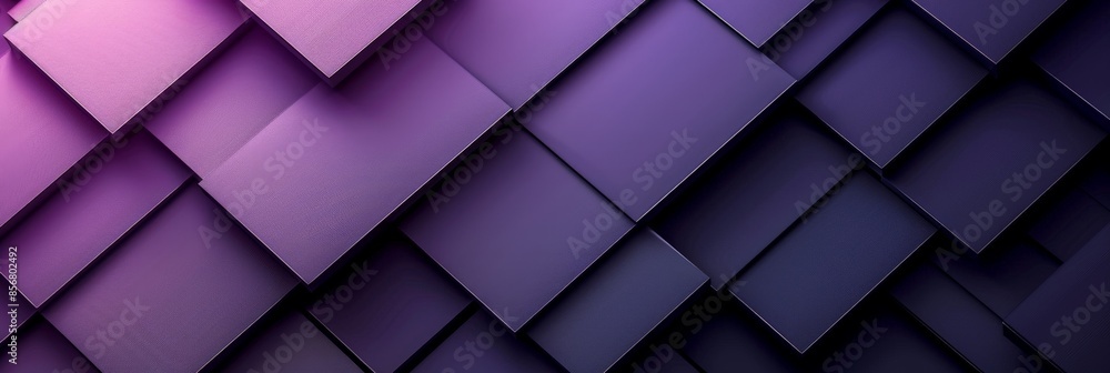 Fototapeta premium Abstract Purple and Blue Geometric Pattern