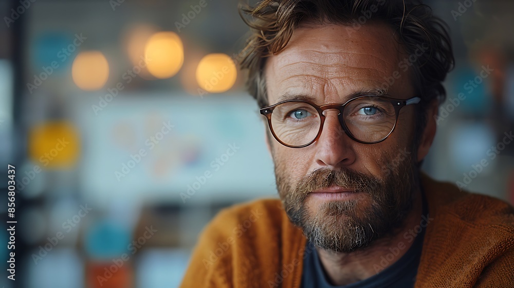 A photographic style of a financial analyst brainstorming strategies on a whiteboard, modern office with glass walls, ambient light, tidy workspace, financial documents scattered, serious expression. A photographic style of a financial analyst brainstorming strategies on a whiteboard, modern office with glass walls, ambient light, tidy workspace, financial documents scattered, serious expression.