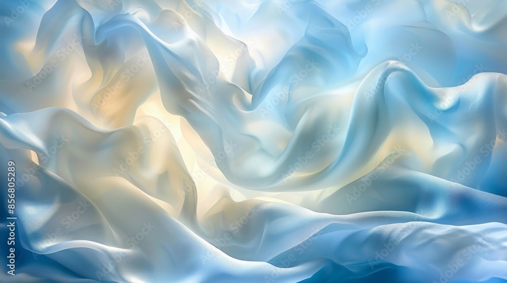 Obraz premium Elegant white wave business background with delicate and artistic abstract style