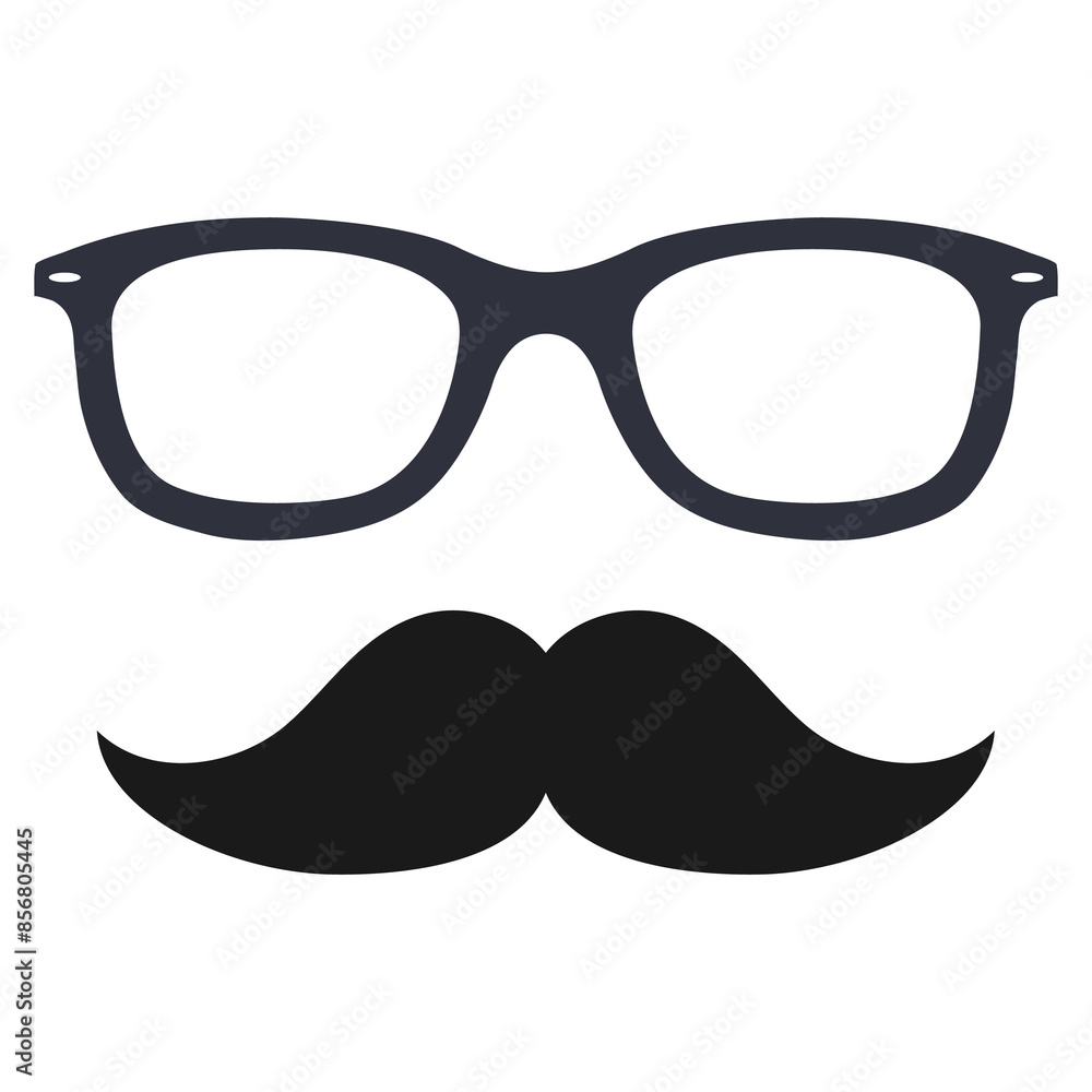 Male facial props design element transparent png Male facial props design element transparent png