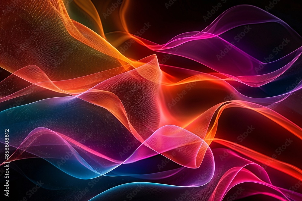 a colorful smoke on a black background a colorful smoke on a black background
