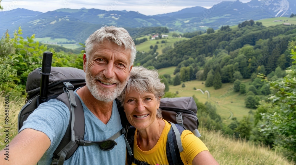Mountaintop Selfie With a View Mountaintop Selfie With a View