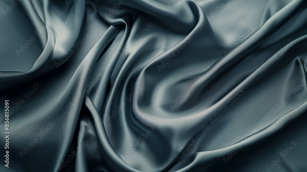 Cool Grey Silk Fabric Background Cool Grey Silk Fabric Background