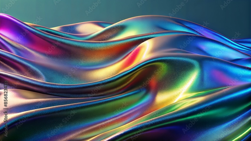 Abstract holographic and wavy gradient Abstract holographic and wavy gradient