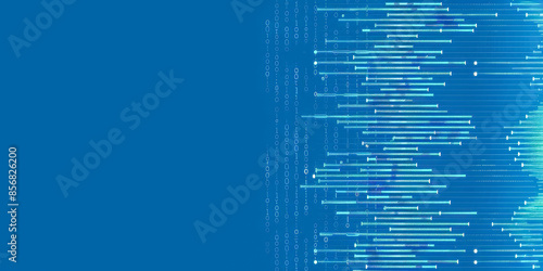 A cyan dna genome poster with copy space
