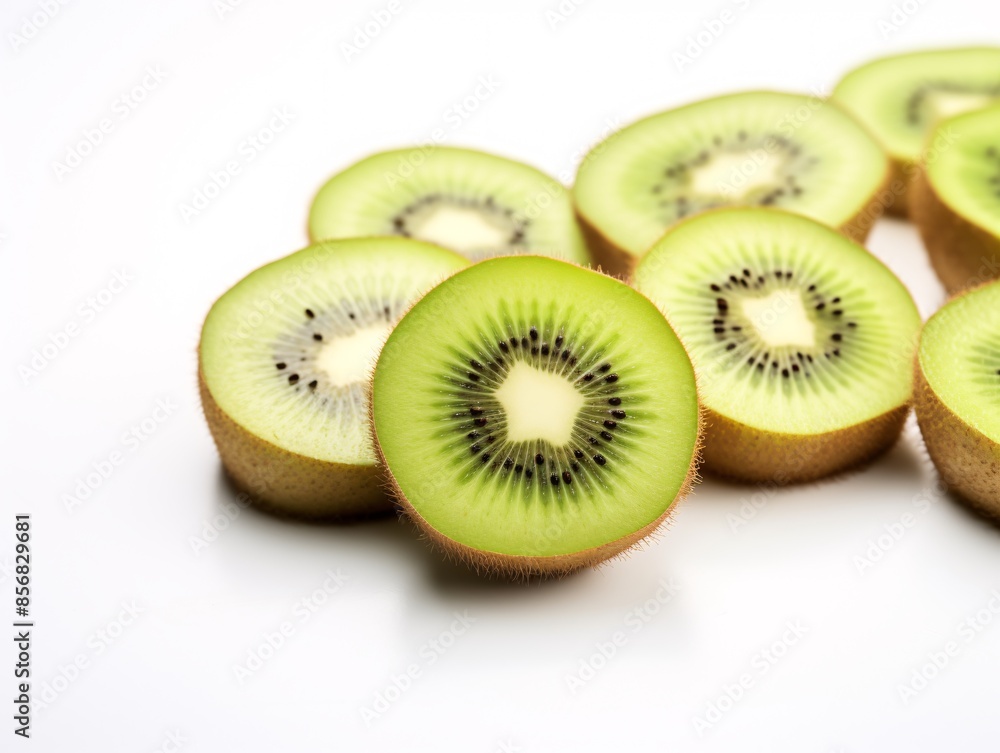 a group of sliced kiwi fruit a group of sliced kiwi fruit
