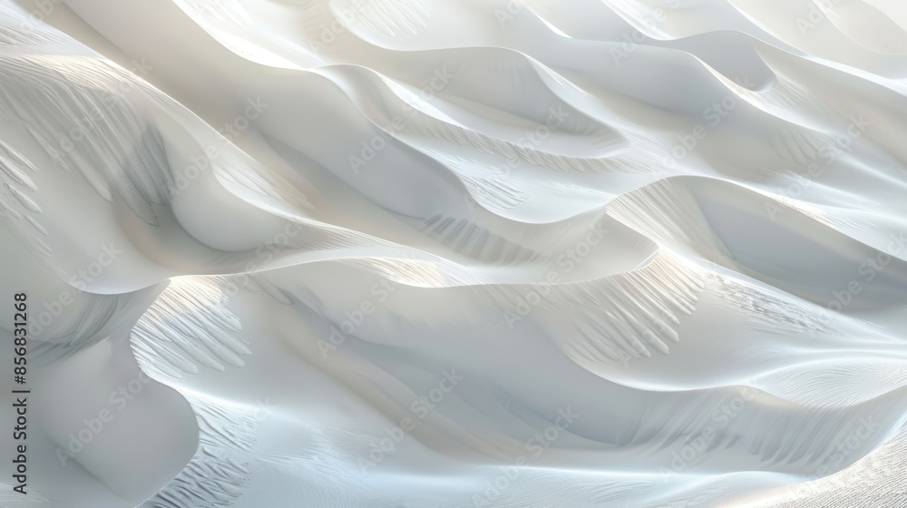 Abstract White Sand Dunes. Abstract White Sand Dunes.