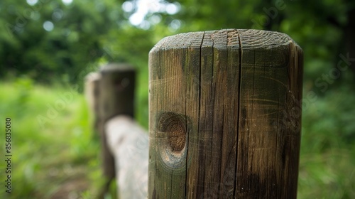 Its solid wooden pole holding it up with strength and stability. © Justlight