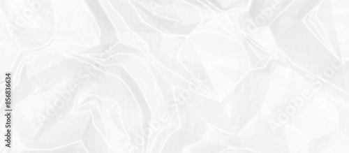 White crumpled paper texture .