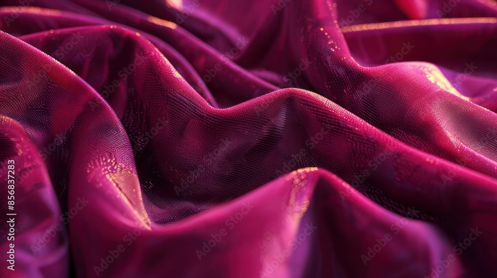 A purple fabric with a shiny texture A purple fabric with a shiny texture