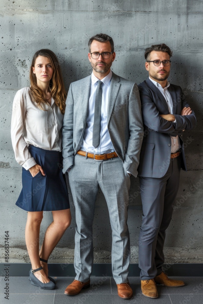 A group of three people posing and smiling, perhaps at a party or social gathering A group of three people posing and smiling, perhaps at a party or social gathering