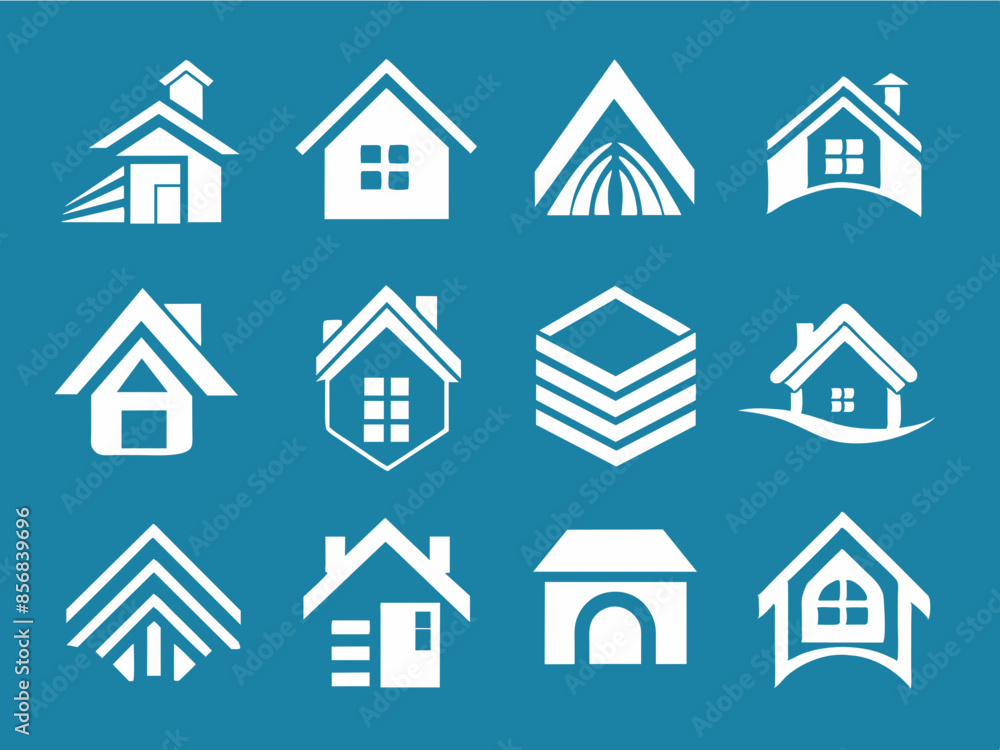 Fototapeta premium Property Prestige: Real Estate Logo Design