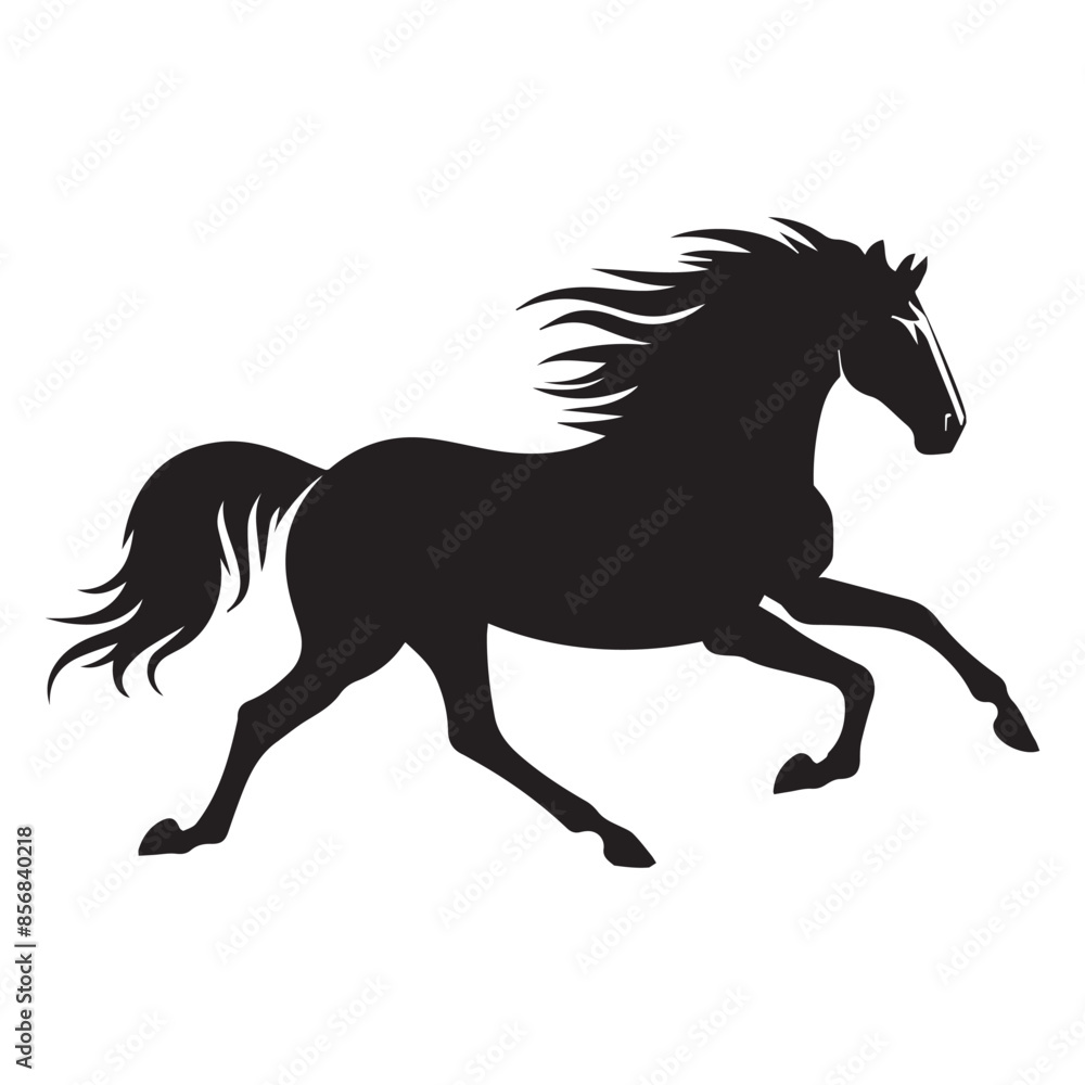 Horse vector silhouette Horse vector silhouette