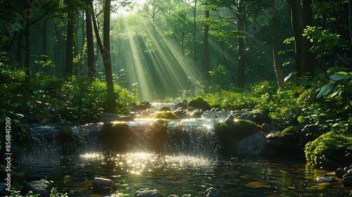 waterfall in the forest