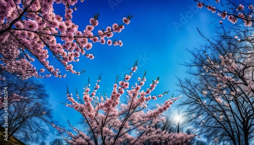 Cherry Blossom And Blue Sky