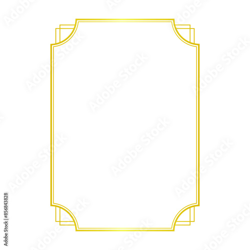 gold border frame.eps