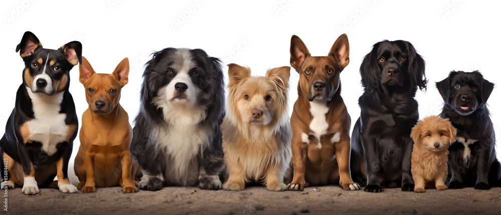 Dogs sitting together convey the love, connection, and happiness of family or friends. Can be used in advertisements promotion campaign Or as a decorative in the house to create a warm atmosphere. Dogs sitting together convey the love, connection, and happiness of family or friends. Can be used in advertisements promotion campaign Or as a decorative in the house to create a warm atmosphere.