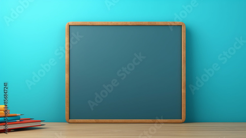 3D_Rendering_of_a_blank_blackboard_to_put_text_on_blue