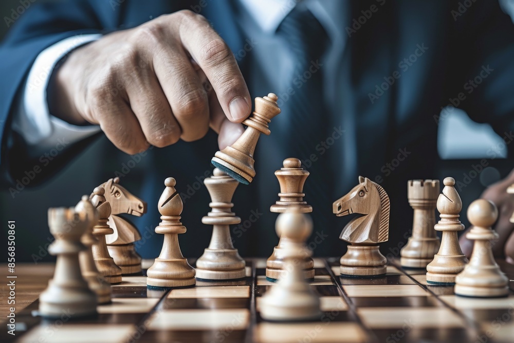 A Calculated Move: A Chess Player Strategizes During a Game A Calculated Move: A Chess Player Strategizes During a Game