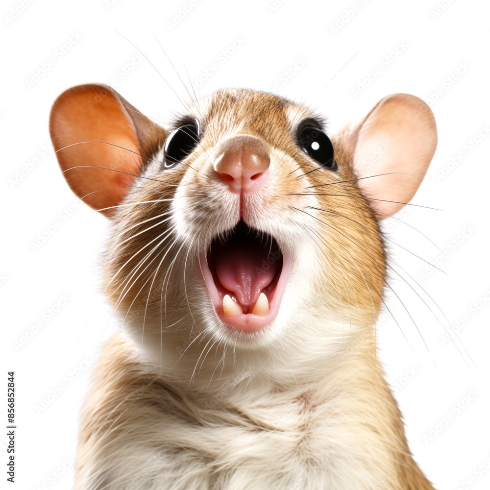 Deer Mouse Cute Smile on a transparent background, png file, cut off bg, alpha canal Deer Mouse Cute Smile on a transparent background, png file, cut off bg, alpha canal