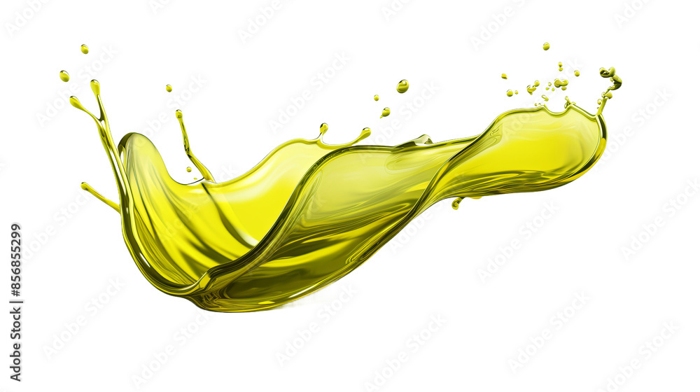 Vibrant Olive Oil Splash Cosmetic Ser for Beauty Concept Design - Isolated 3D Render on Transparent Background Vibrant Olive Oil Splash Cosmetic Ser for Beauty Concept Design - Isolated 3D Render on Transparent Background