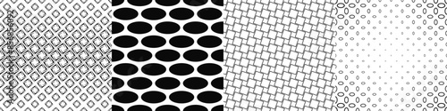 Black and white pattern collection